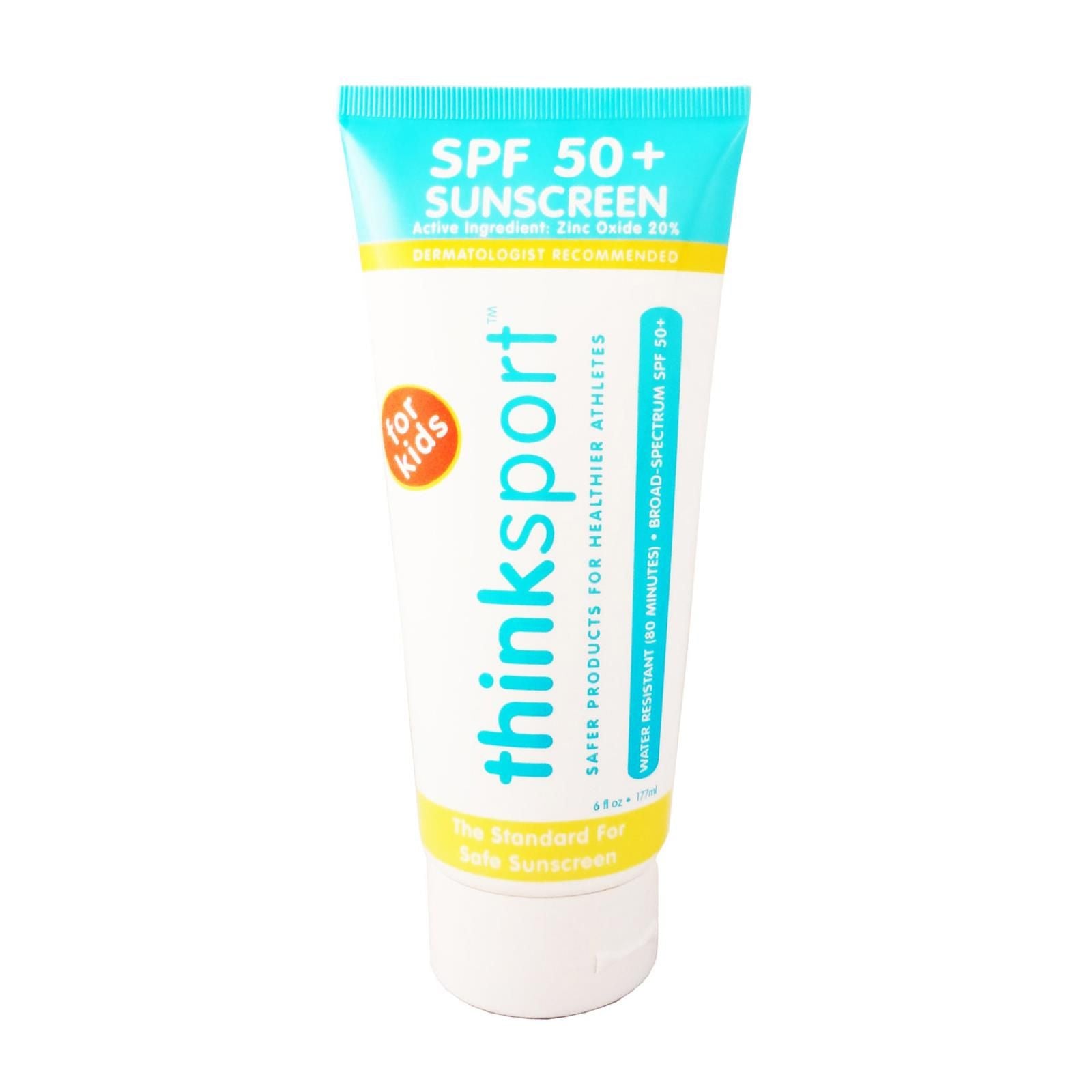 Thinksport Sunscreen - Safe - Kids - Spf 50 Plus - Family Size - 6 Oz image 1