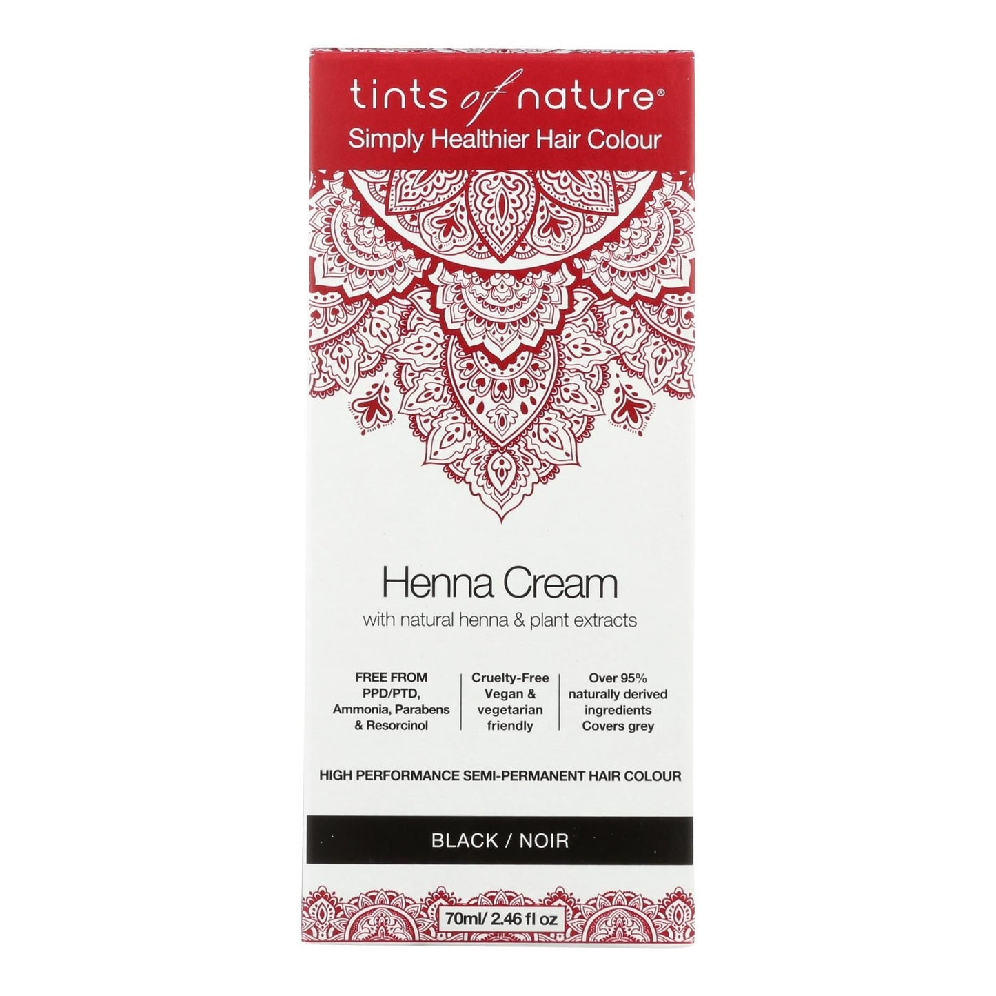 Tints Of Nature - Henna Cream Black - 2.46 Fz image 1