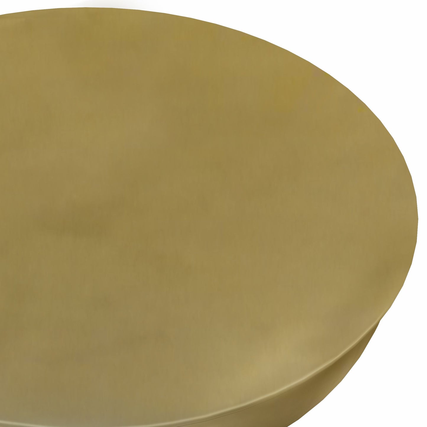 Toby 17 inch Wide Modern Industrial Metal Accent Table in Black/Gold Ombre Iron, Assembled image 4