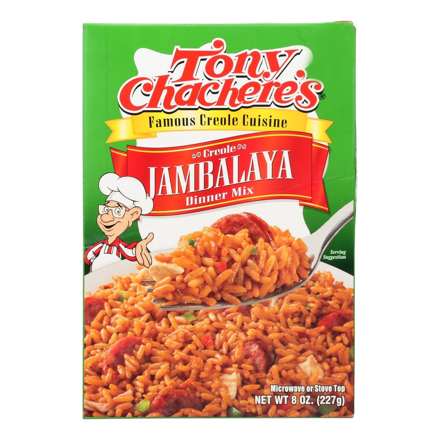 Tony Chachere's Famous Creole Cuisine Creole Jambalaya Dinner Mix - Case Of 12 - 8 Oz image 1