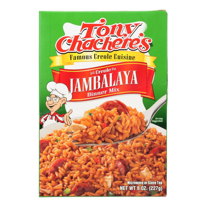 Tony Chachere's Famous Creole Cuisine Creole Jambalaya Dinner Mix - Case Of 12 - 8 Oz image 1