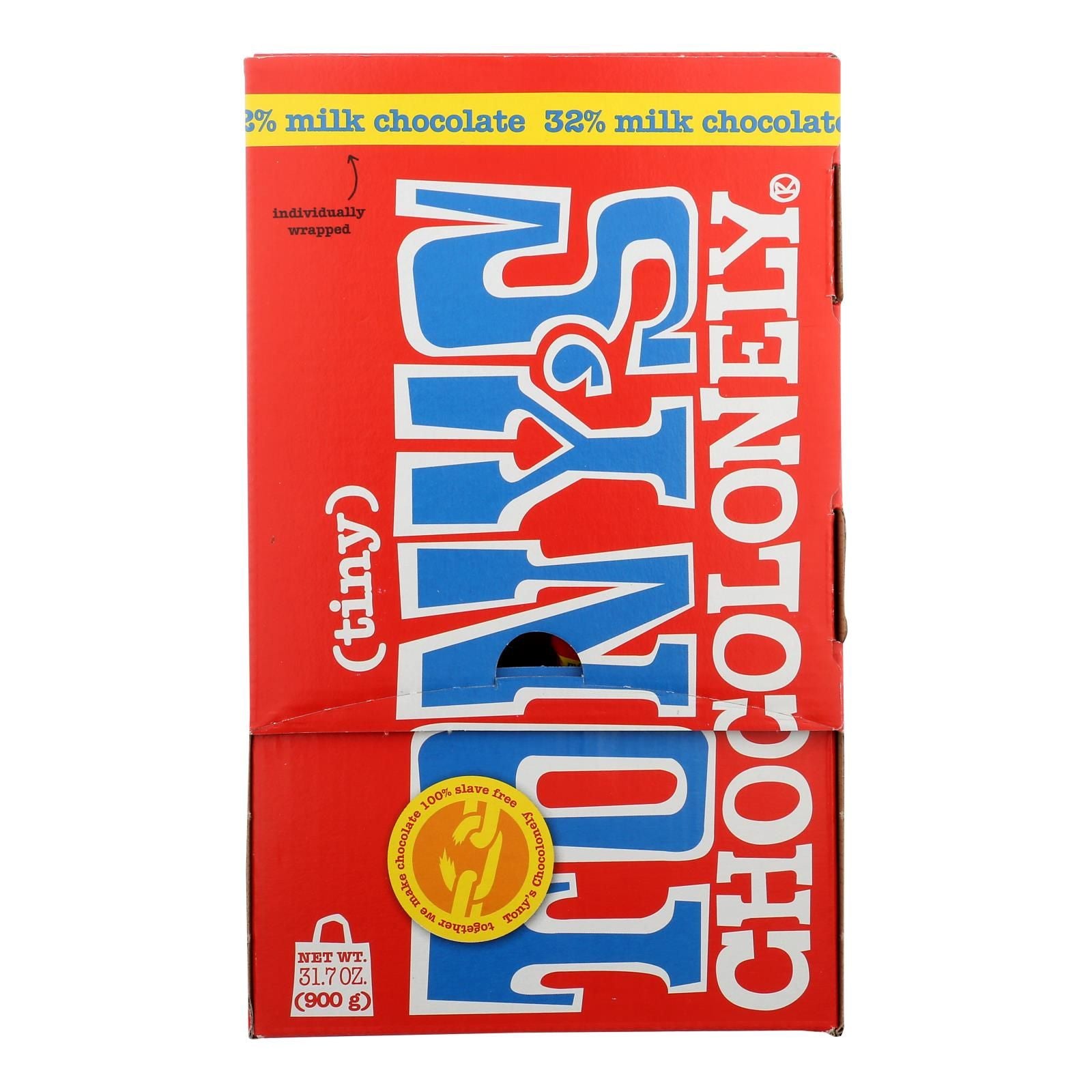 Tony's Chocolonely - Tt Milk Bulk Pck 100 Bites - 1 Each 1-31.7 Oz image 1