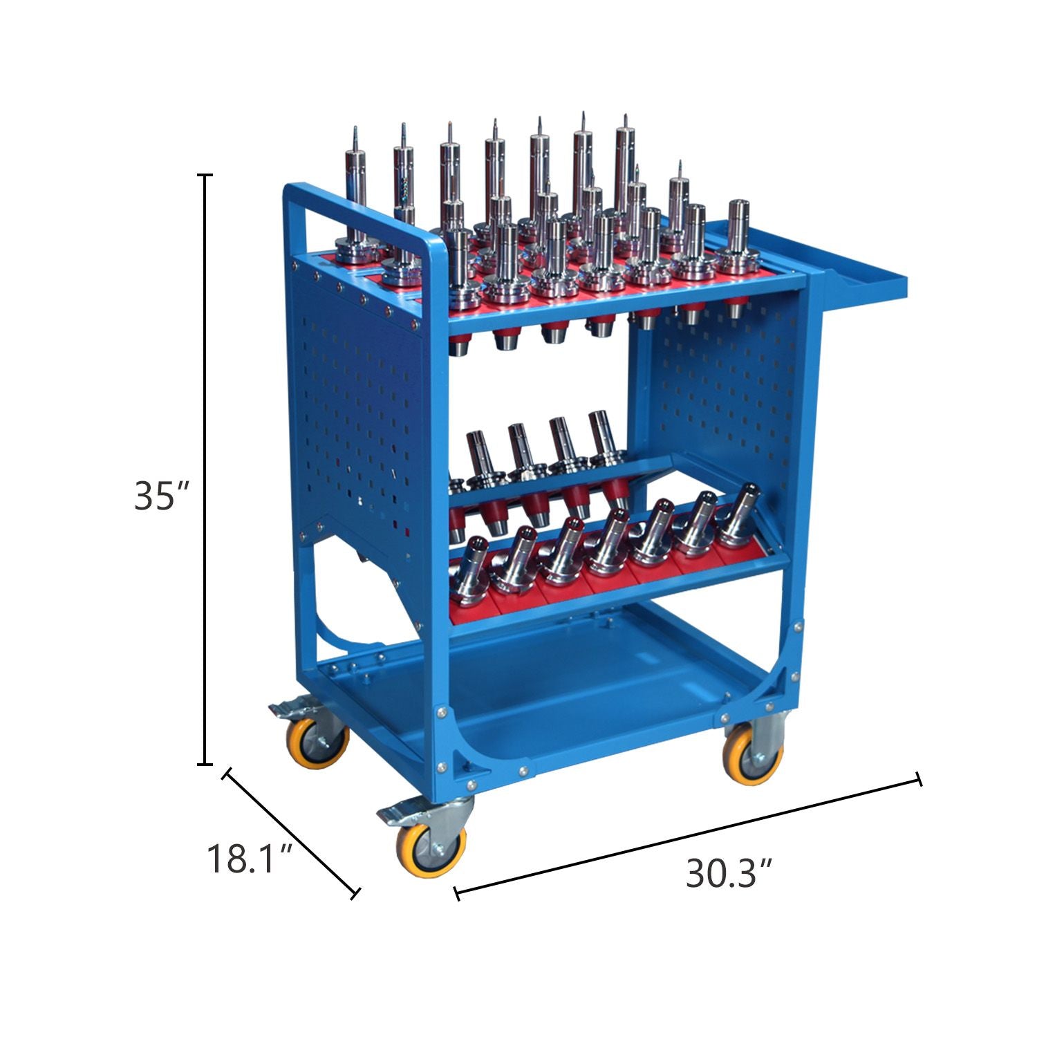 Tool Cart 40 Taper Tool Holder CNC Tool Cart CAT40 tool trolley BT40 Service Carts CNC machine tool service cart (CAT40  image 4