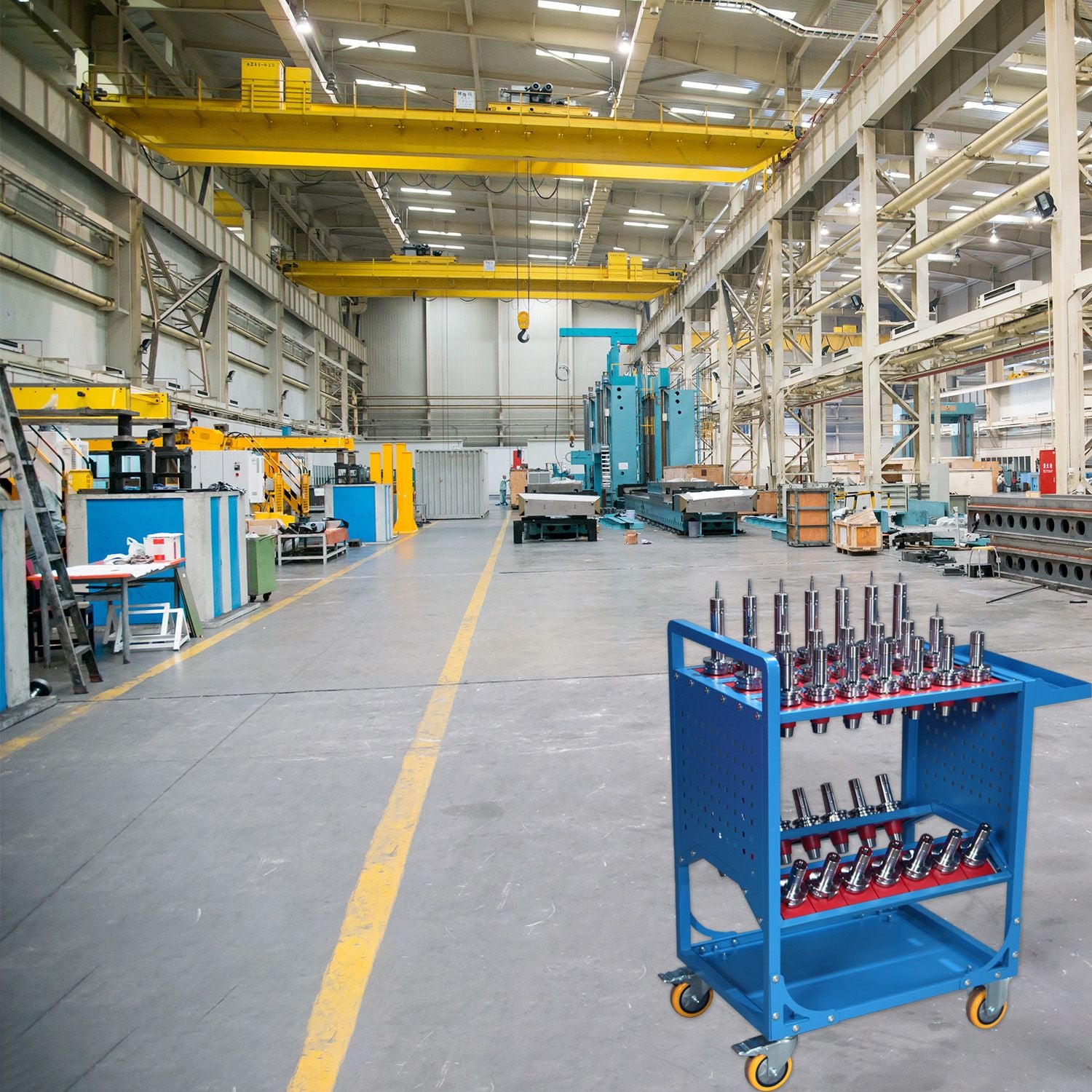 Tool Cart 40 Taper Tool Holder CNC Tool Cart CAT40 tool trolley BT40 Service Carts CNC machine tool service cart (CAT40  image 2