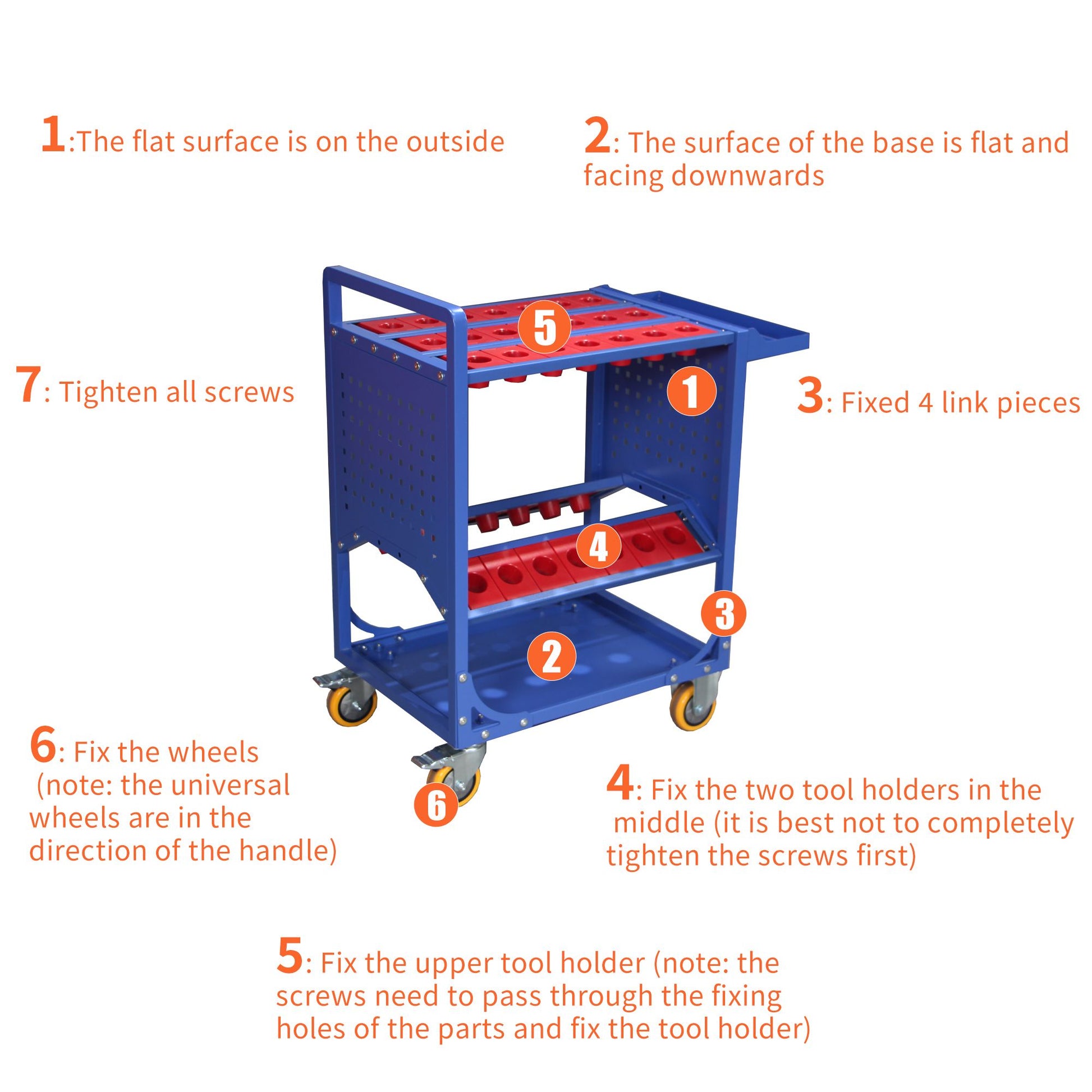 Tool Cart 40 Taper Tool Holder CNC Tool Cart CAT40 tool trolley BT40 Service Carts CNC machine tool service cart (CAT40  image 11