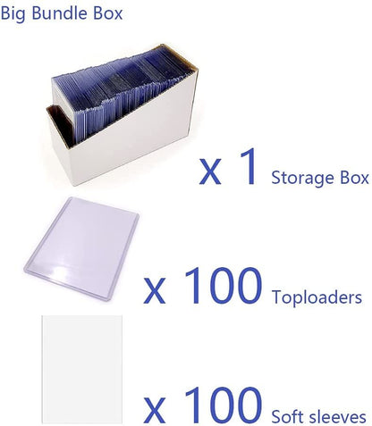 Top Loaders Card Sleeves for Trading Card;  Penny Sleeves Thick Plastic Toploaders;  Top Load Sleeves;  Trading Card Sle image 2