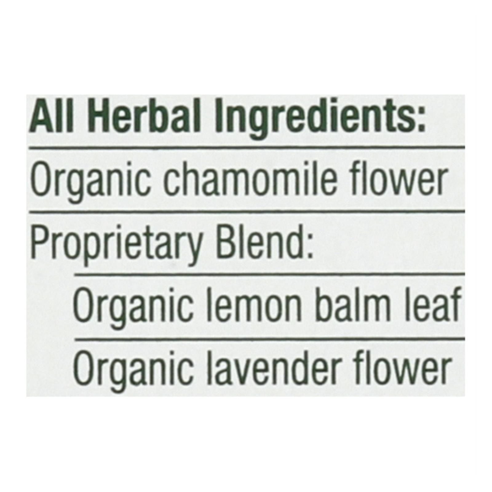 Traditional Medicinals Organic Chamomile With Lavender Herbal Tea - Caffeine Free - Case Of 6 - 16 Bags image 3