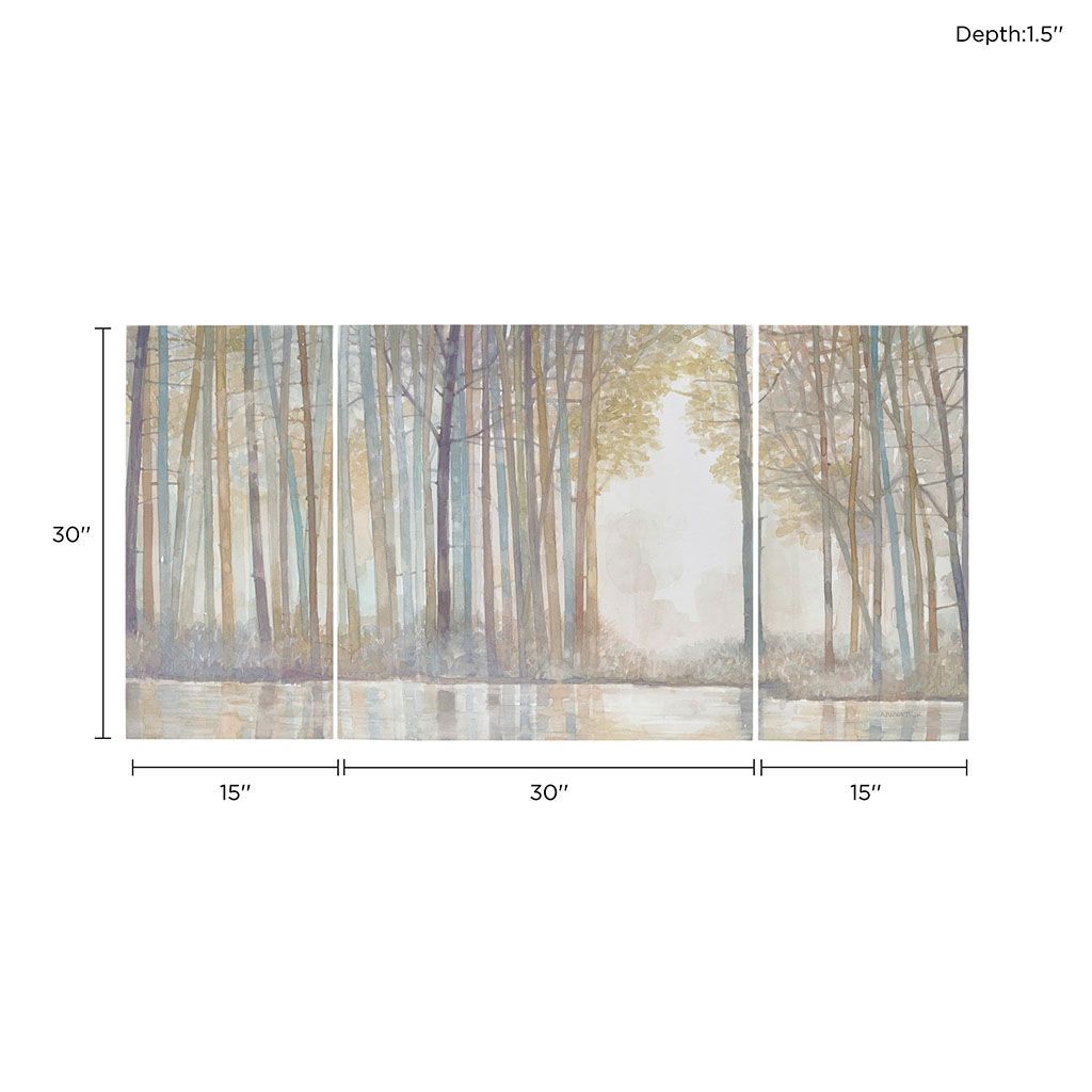 Triptych 3-piece Canvas Wall Art Set image 11
