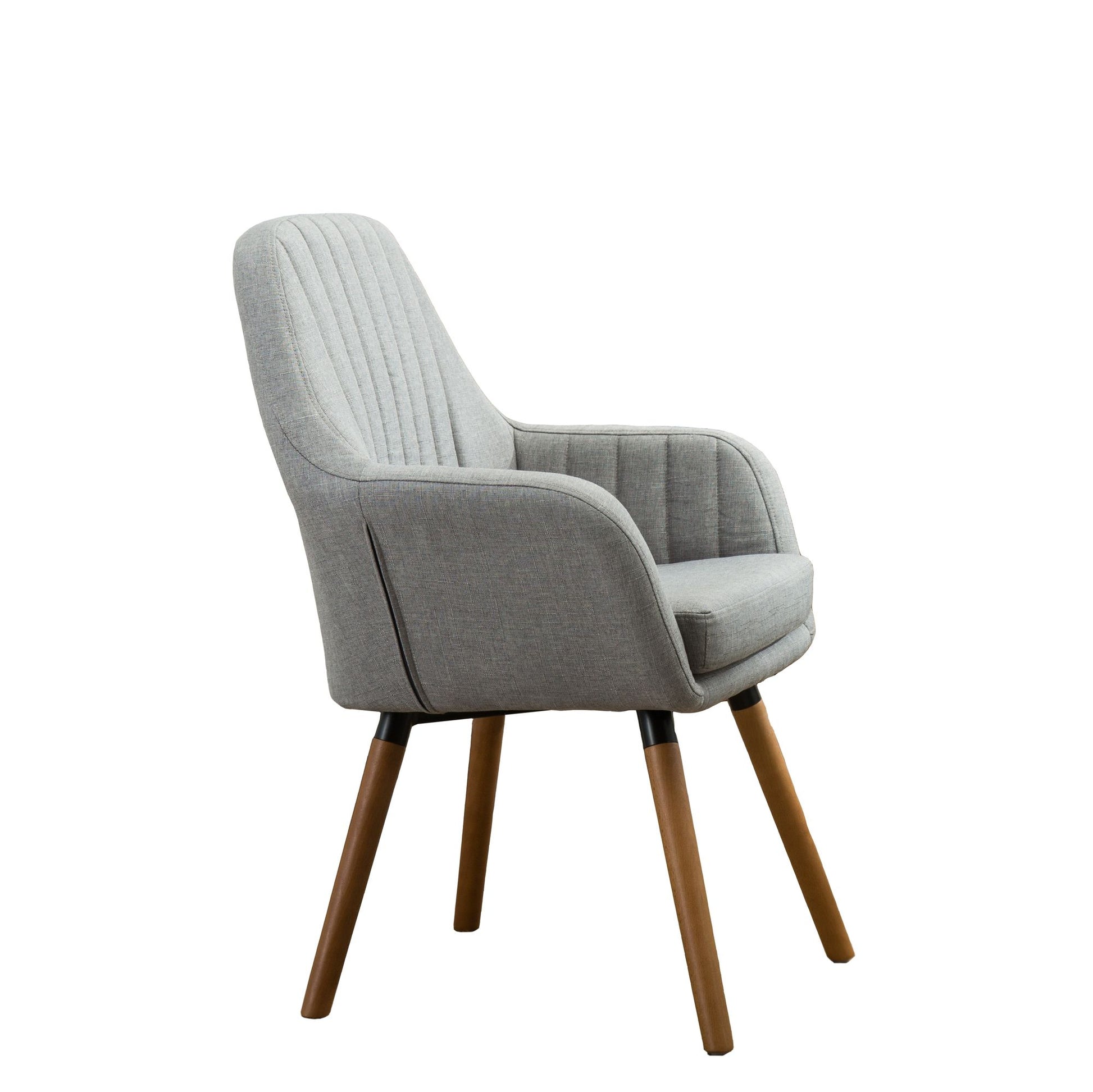 Tuchico Contemporary Fabric Accent Chair, Gray image 12