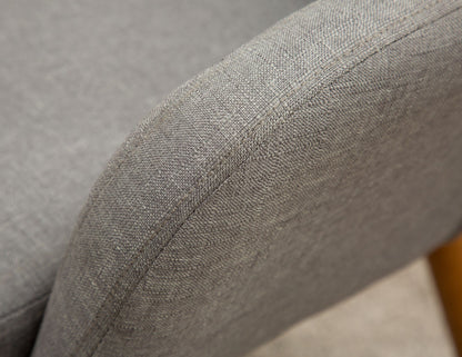 Tuchico Contemporary Fabric Accent Chair, Gray image 8