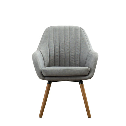Tuchico Contemporary Fabric Accent Chair, Gray image 11