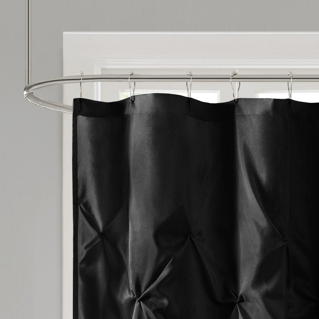 Tufted Semi-Sheer Shower Curtain image 2