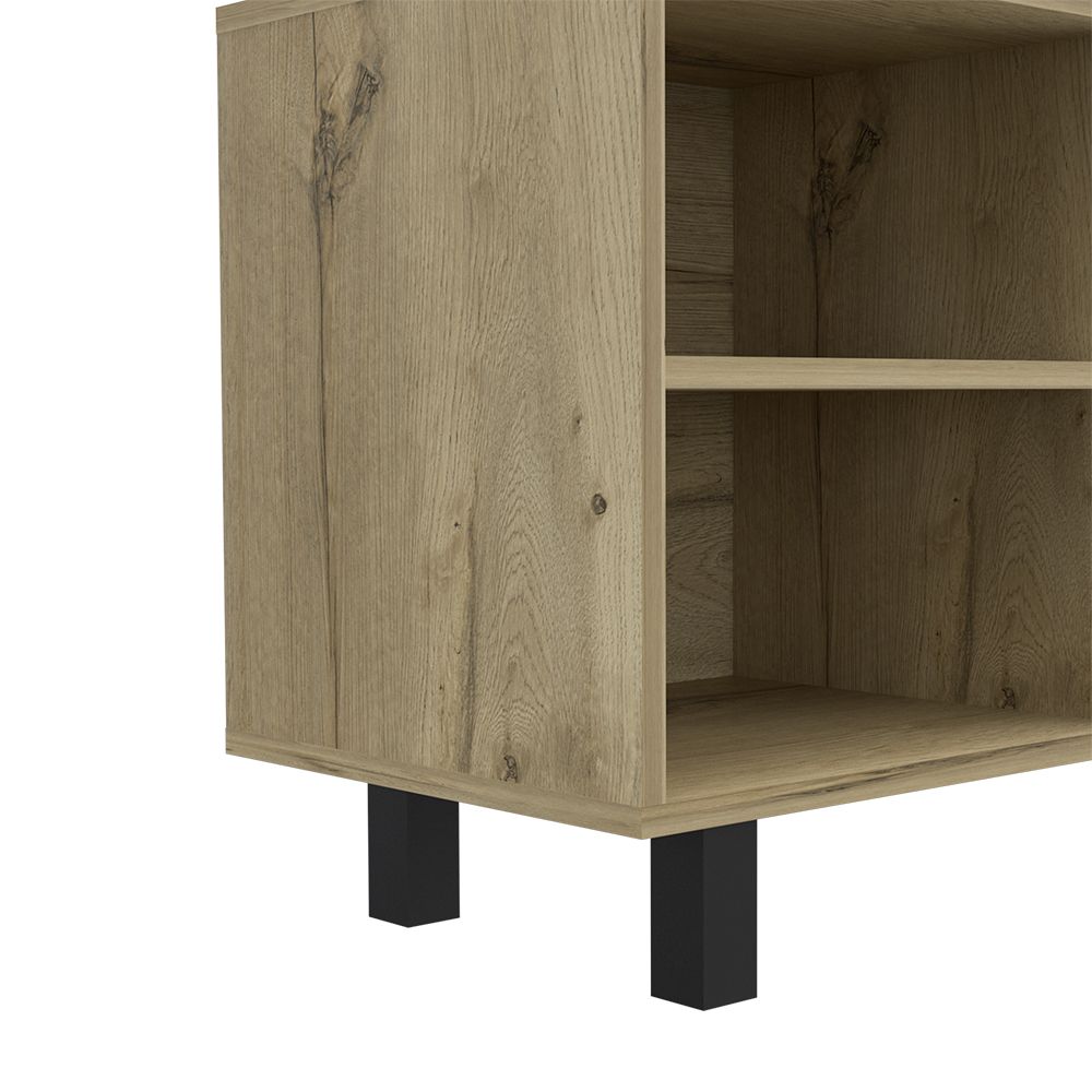 TV Stand for TV´s up 70" Estocolmo, Four Open Shelves, Light Oak Finish image 6