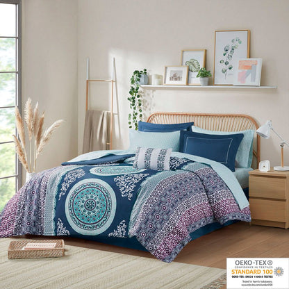 Twin Boho Comforter Set with Bed Sheets image 18