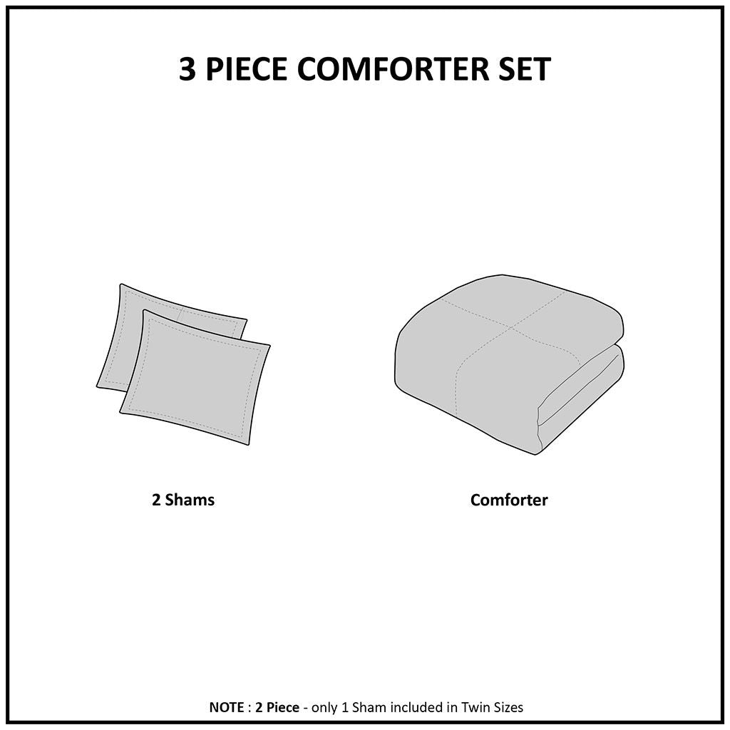 Twin Fur Down Alternative Comforter Mini Set image 6