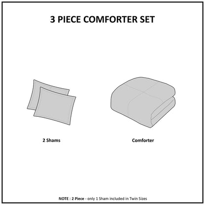 Twin Fur Down Alternative Comforter Mini Set image 6