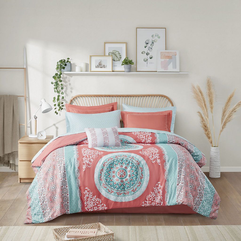 Twin XL Boho Comforter Set with Bed Sheets image 2
