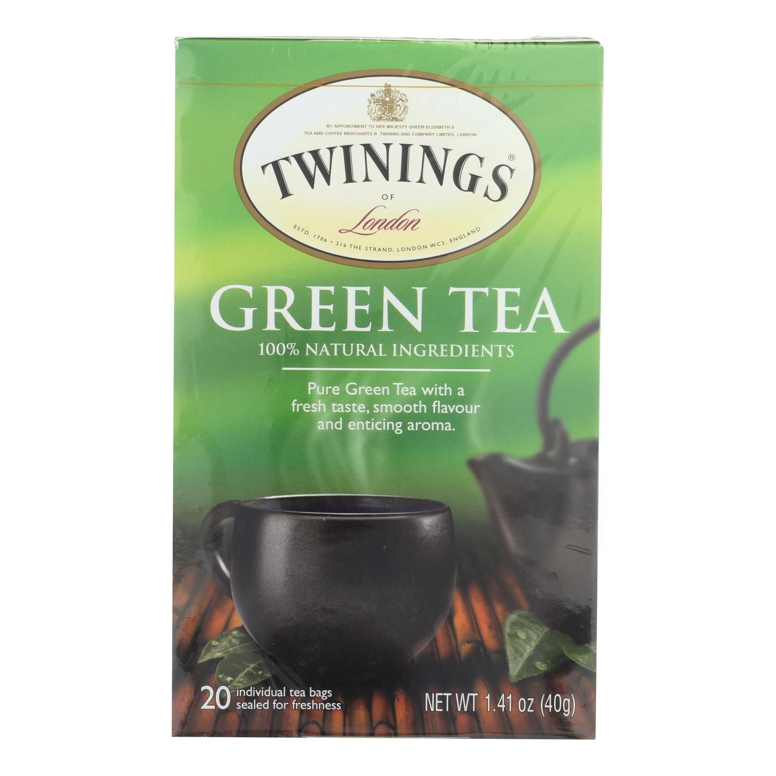 Twinings Tea Green Tea - Natural - Case Of 6 - 20 Bags image 1