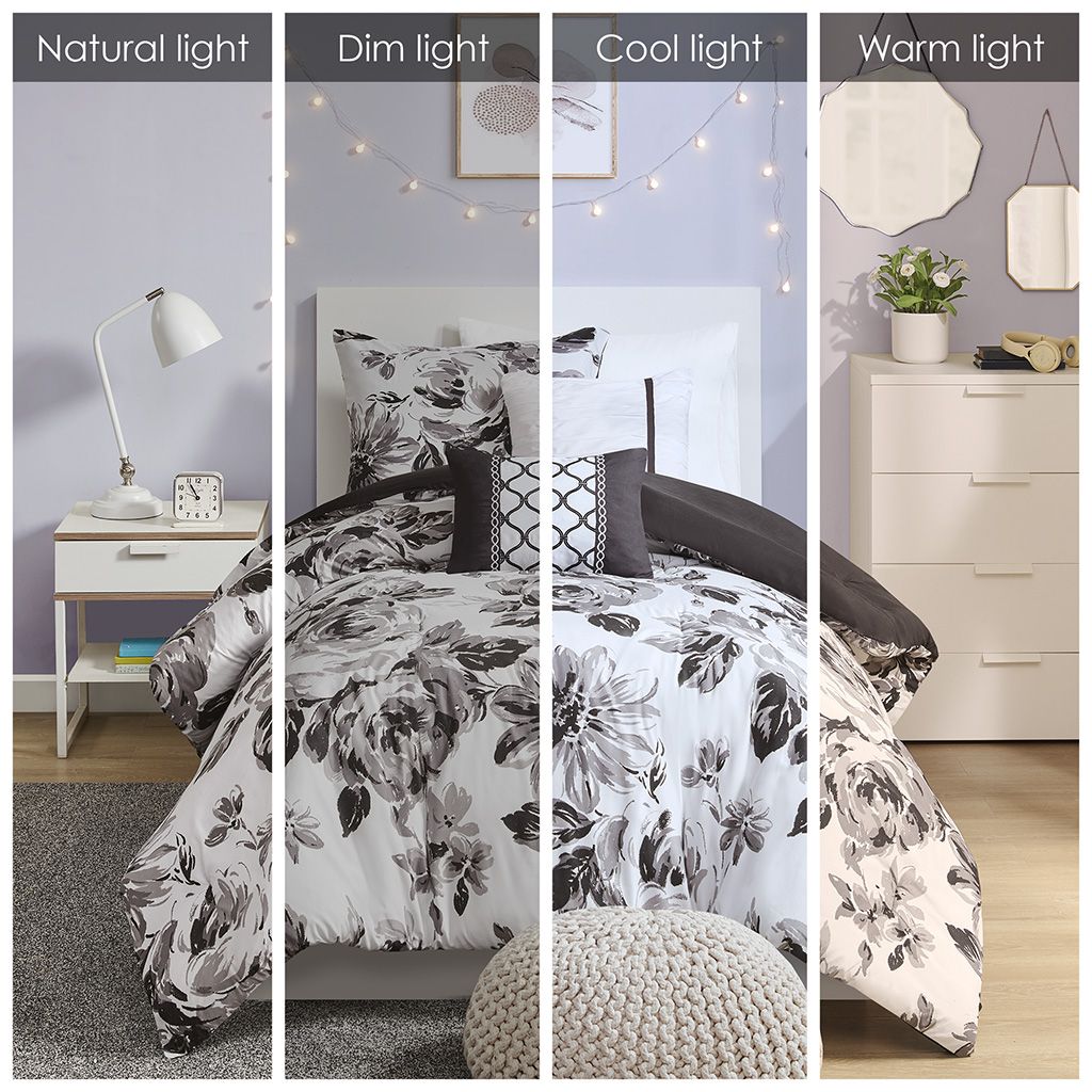 Twin/Twin XL Floral Print Comforter Set image 15