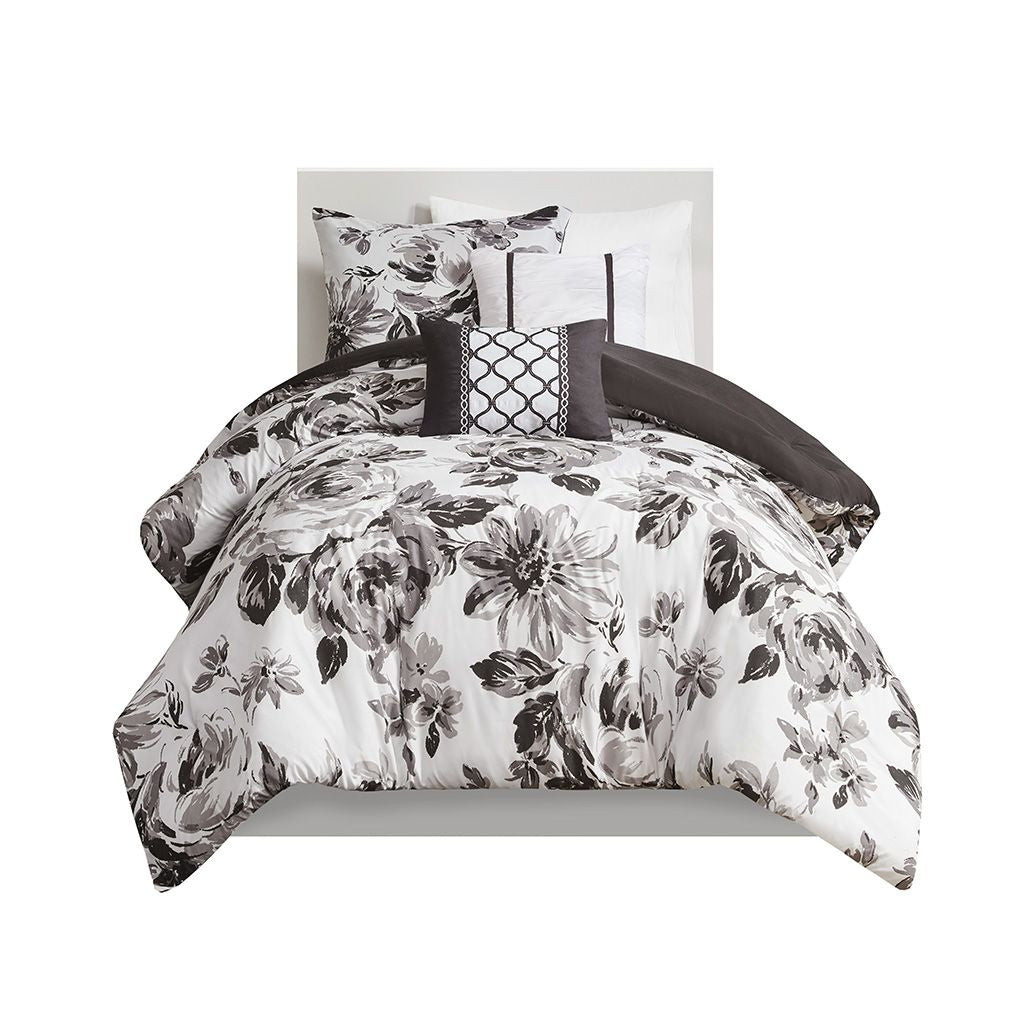 Twin/Twin XL Floral Print Comforter Set image 10