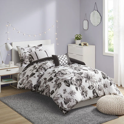Twin/Twin XL Floral Print Comforter Set image 1