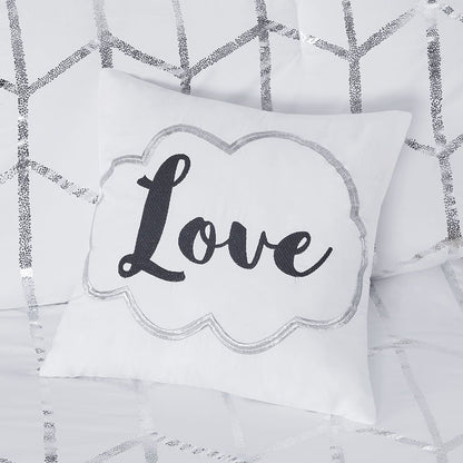 Twin/Twin XL Metallic Printed Comforter Set image 15
