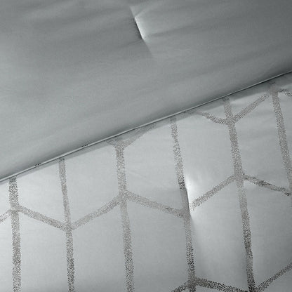 Twin/Twin XL Metallic Printed Comforter Set image 9