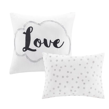 Twin/Twin XL Metallic Printed Comforter Set image 2