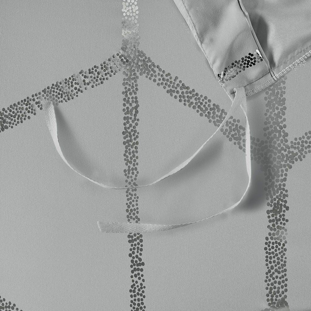 Twin/Twin XL Metallic Printed Duvet Cover Set image 3