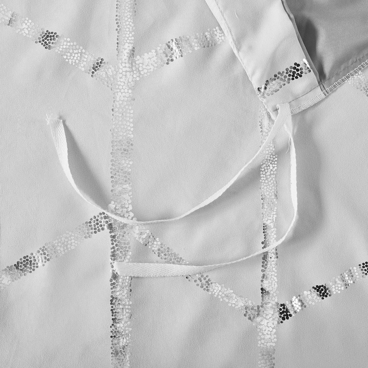 Twin/Twin XL Metallic Printed Duvet Cover Set image 5