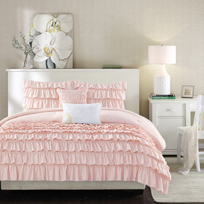 Twin/Twin XL Ruffle Comforter Set image 8