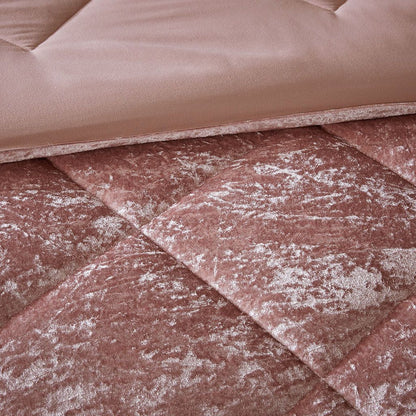 Twin/Twin XL Velvet Comforter Set with Throw Pillow image 2