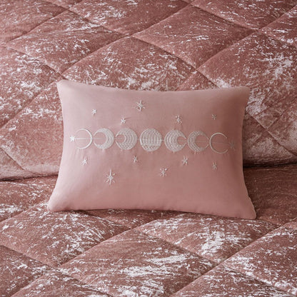 Twin/Twin XL Velvet Comforter Set with Throw Pillow image 9