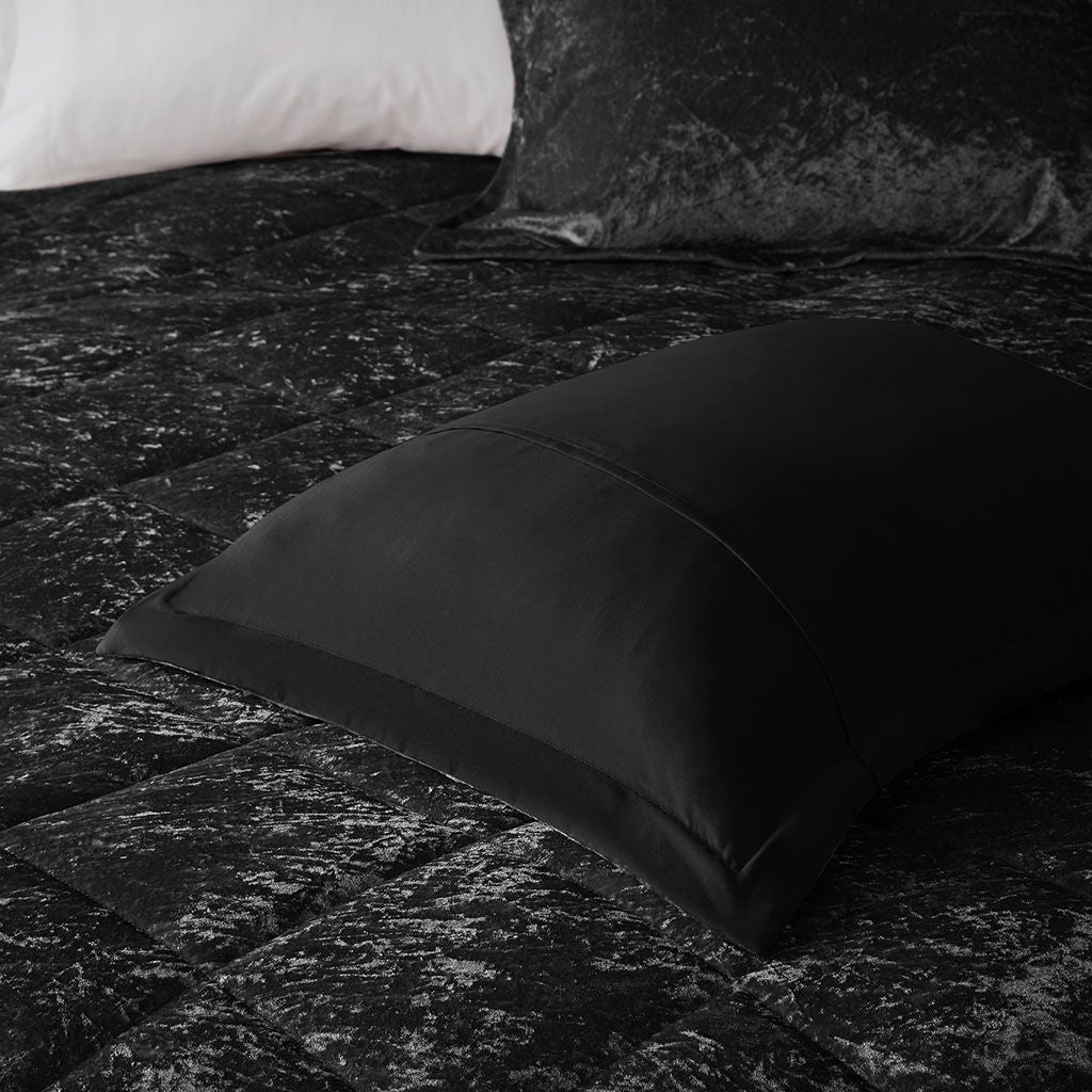 Twin/Twin XL Velvet Duvet Cover Set with Throw Pillow image 14