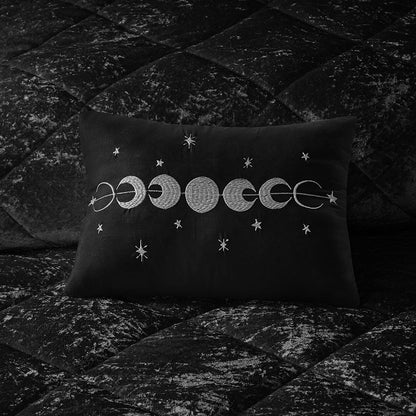 Twin/Twin XL Velvet Duvet Cover Set with Throw Pillow image 5