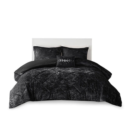 Twin/Twin XL Velvet Duvet Cover Set with Throw Pillow image 12
