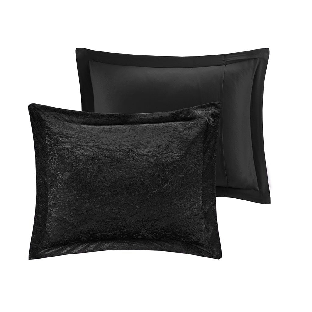 Twin/Twin XL Velvet Duvet Cover Set with Throw Pillow image 3
