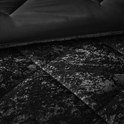 Twin/Twin XL Velvet Duvet Cover Set with Throw Pillow image 9