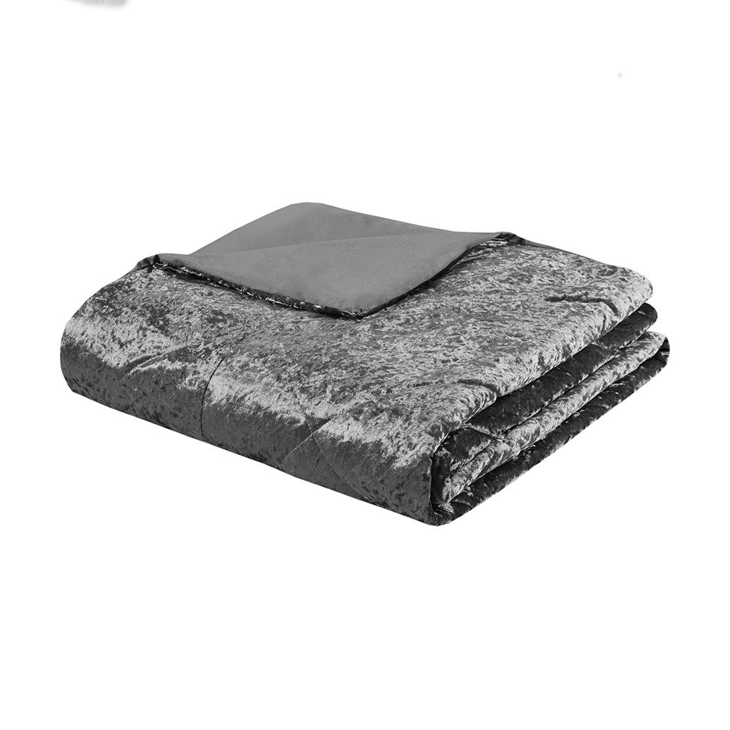 Twin/Twin XL Velvet Duvet Cover Set with Throw Pillow image 5