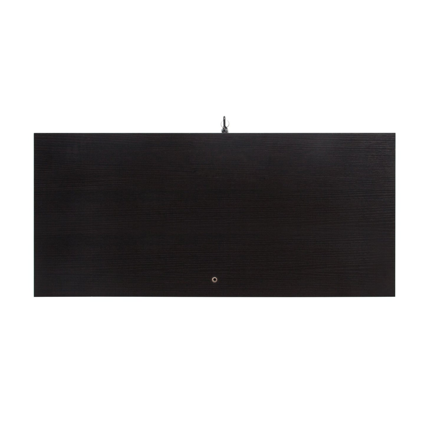 Two Door Glass Cabinet Glass Display Cabinet with 3 Shelves, Black image 6
