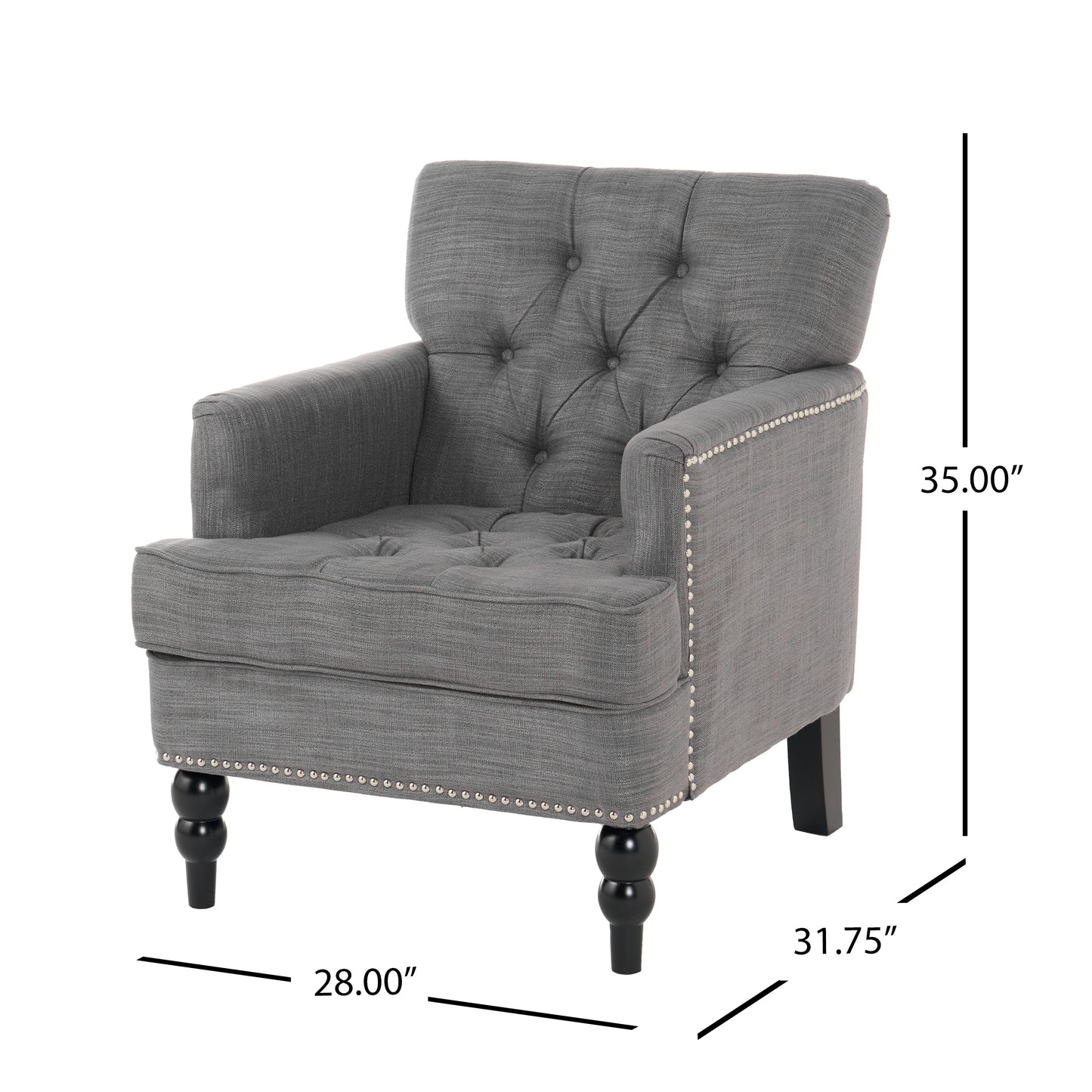 HARRISON TUFTED CLUB CHAIR image 7