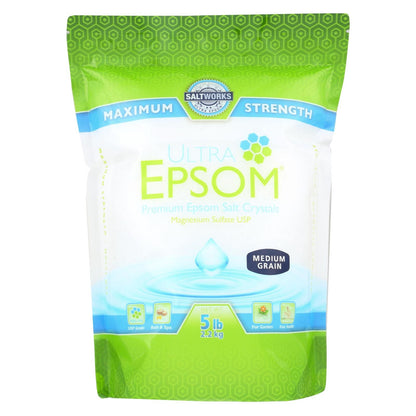 Ultra Epsom Salt - Medium Grain - 5 Lb image 1
