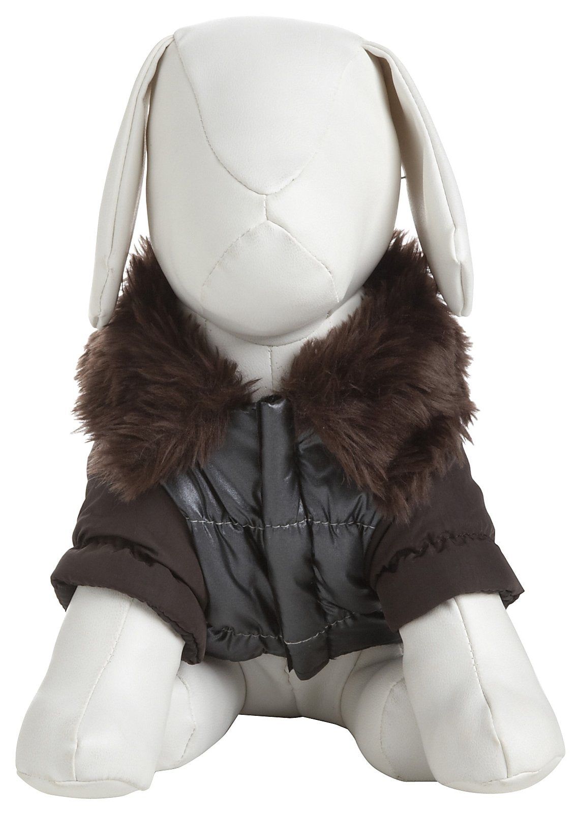 Ultra Fur 'Track-Collared' Metallic Pet Jacket image 6