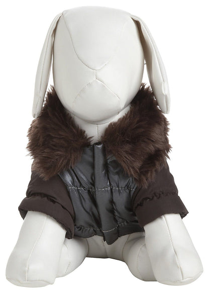 Ultra Fur 'Track-Collared' Metallic Pet Jacket image 6