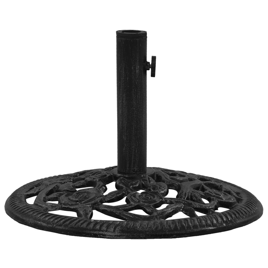 Umbrella Base Black 18.9"x18.9"x13" Cast Iron image 3