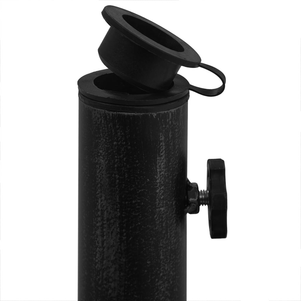 Umbrella Base Black 18.9"x18.9"x13" Cast Iron image 5