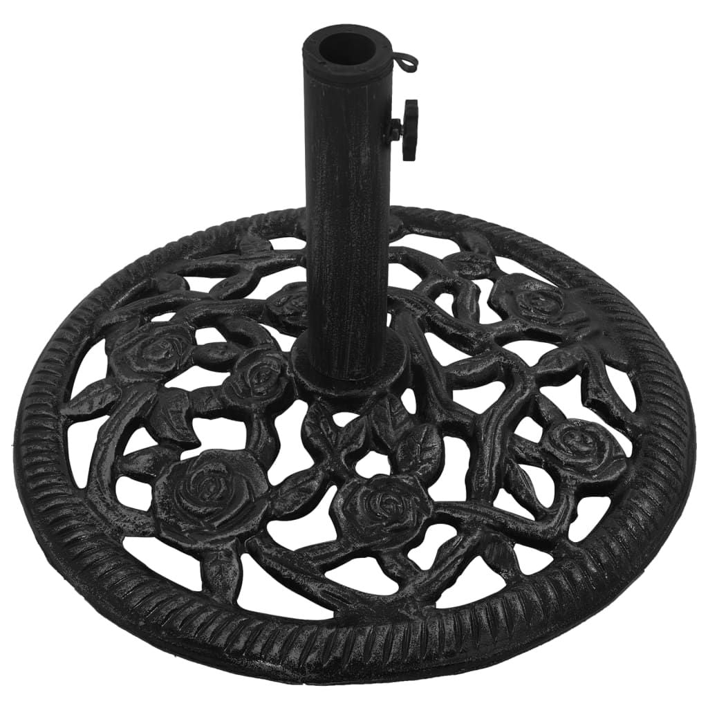 Umbrella Base Black 18.9"x18.9"x13" Cast Iron image 4