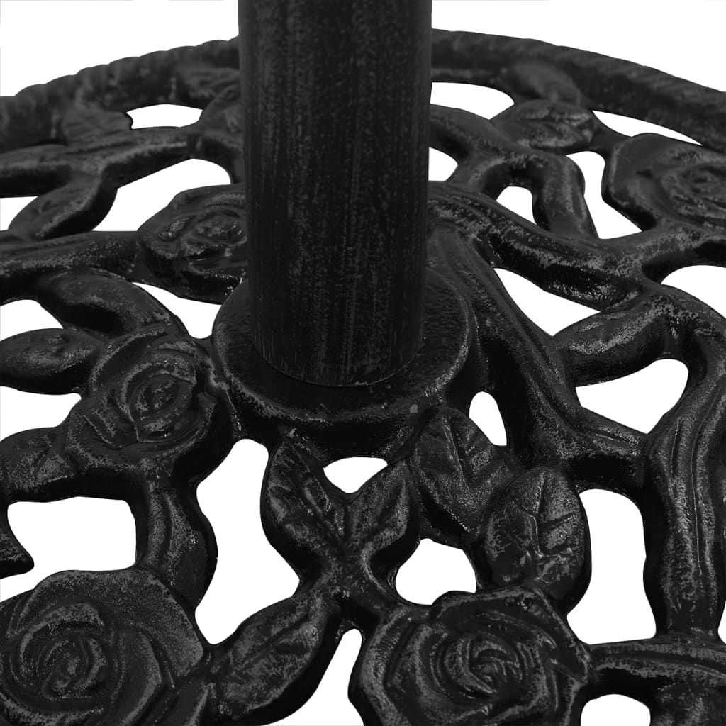 Umbrella Base Black 18.9"x18.9"x13" Cast Iron image 6