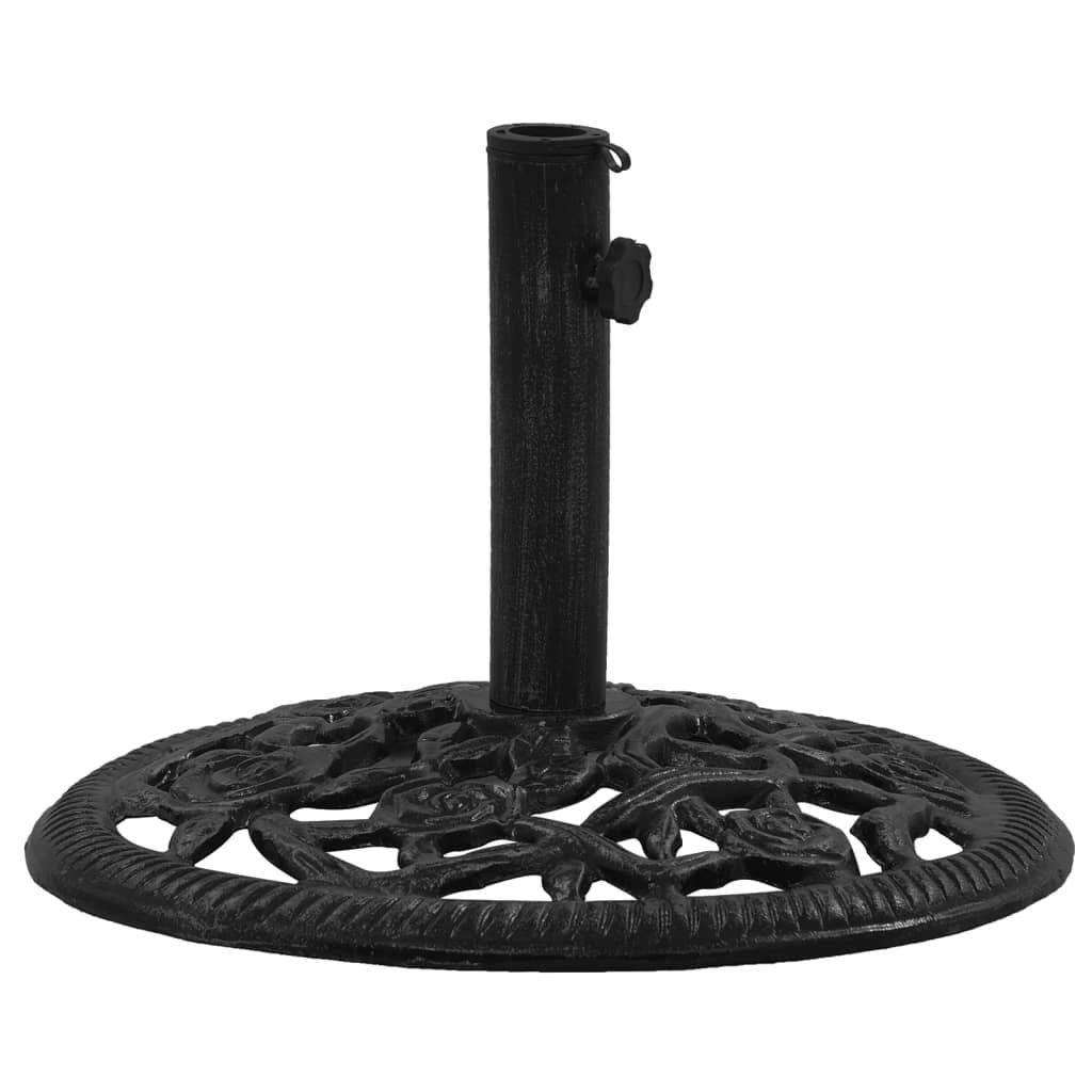 Umbrella Base Black 18.9"x18.9"x13" Cast Iron image 2