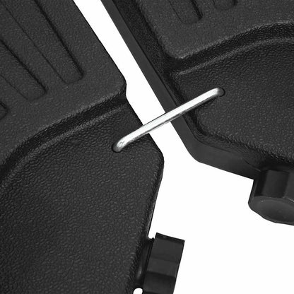 Umbrella Base Fan-shaped 4 pcs Black image 10